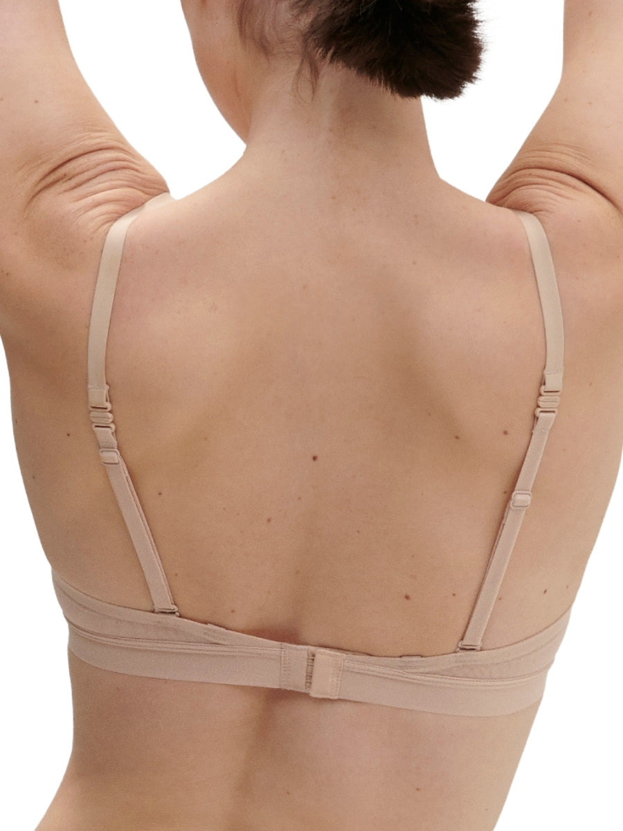 Essentiel Wireless Padded Plunge Bra - Peau Rosée