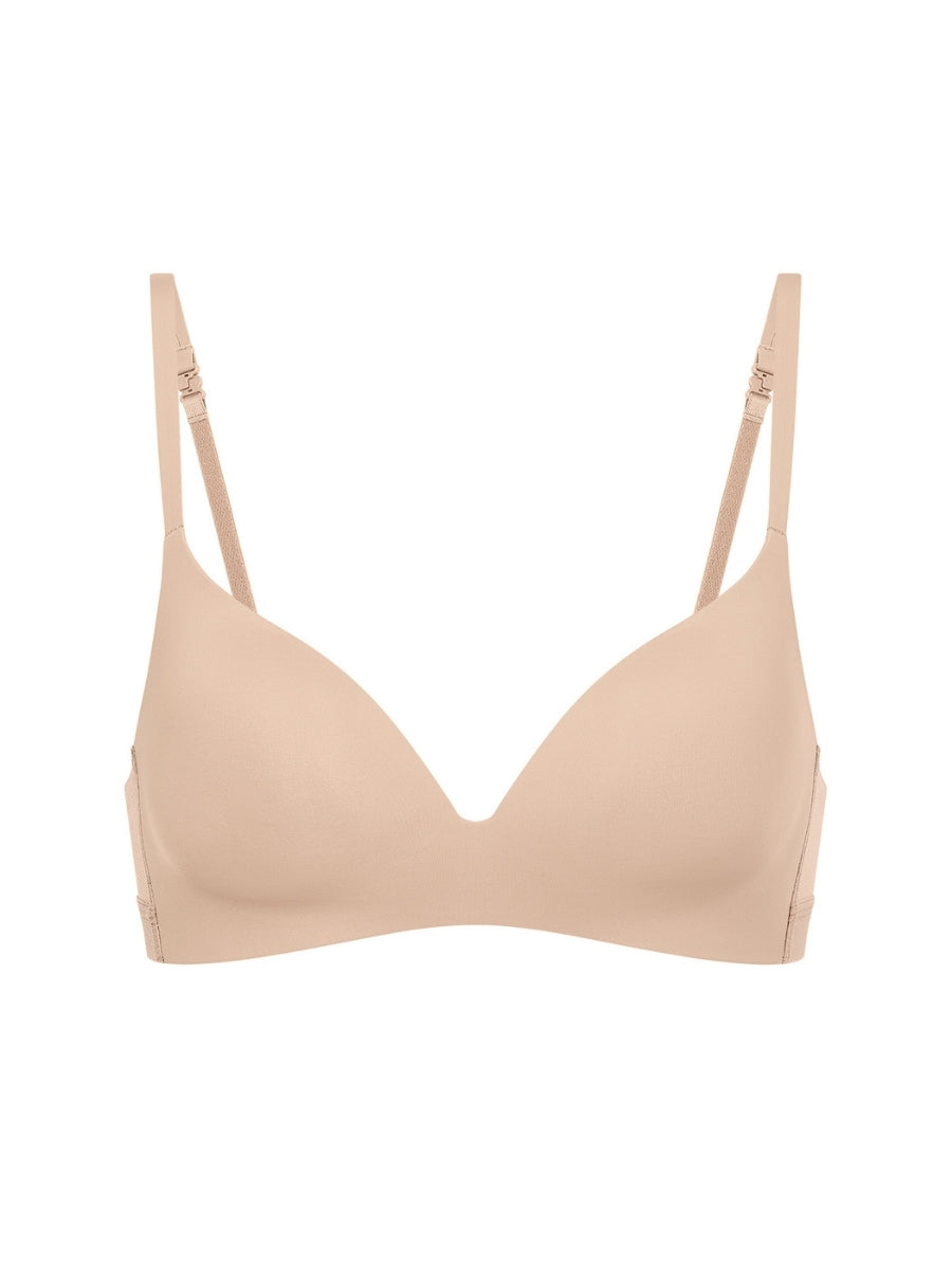 Essentiel Wireless Padded Plunge Bra - Peau Rosée