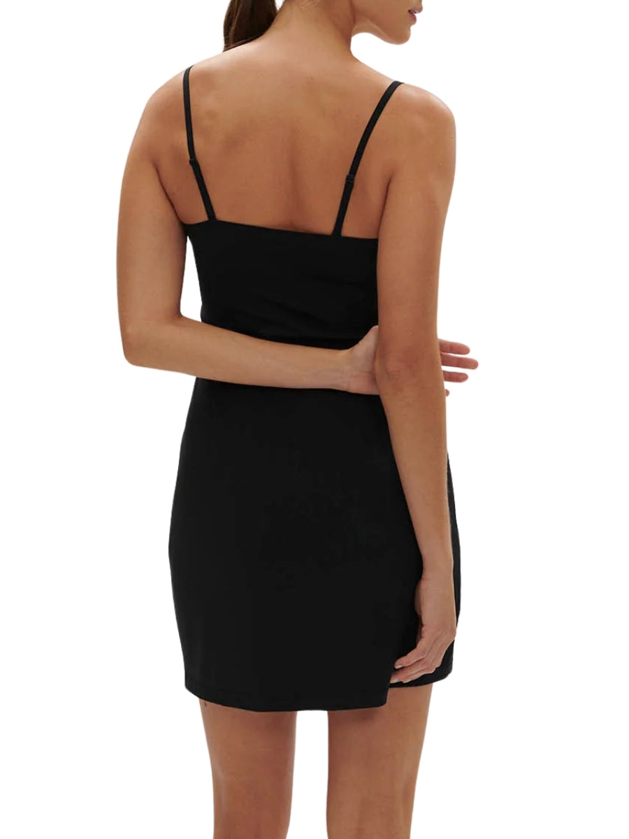 Essentiel Slip Dress - Black