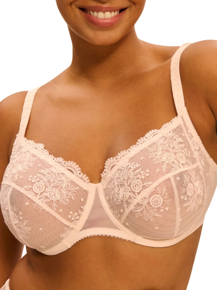 Intrigue Full Cup Support Bra - Sakura Pink