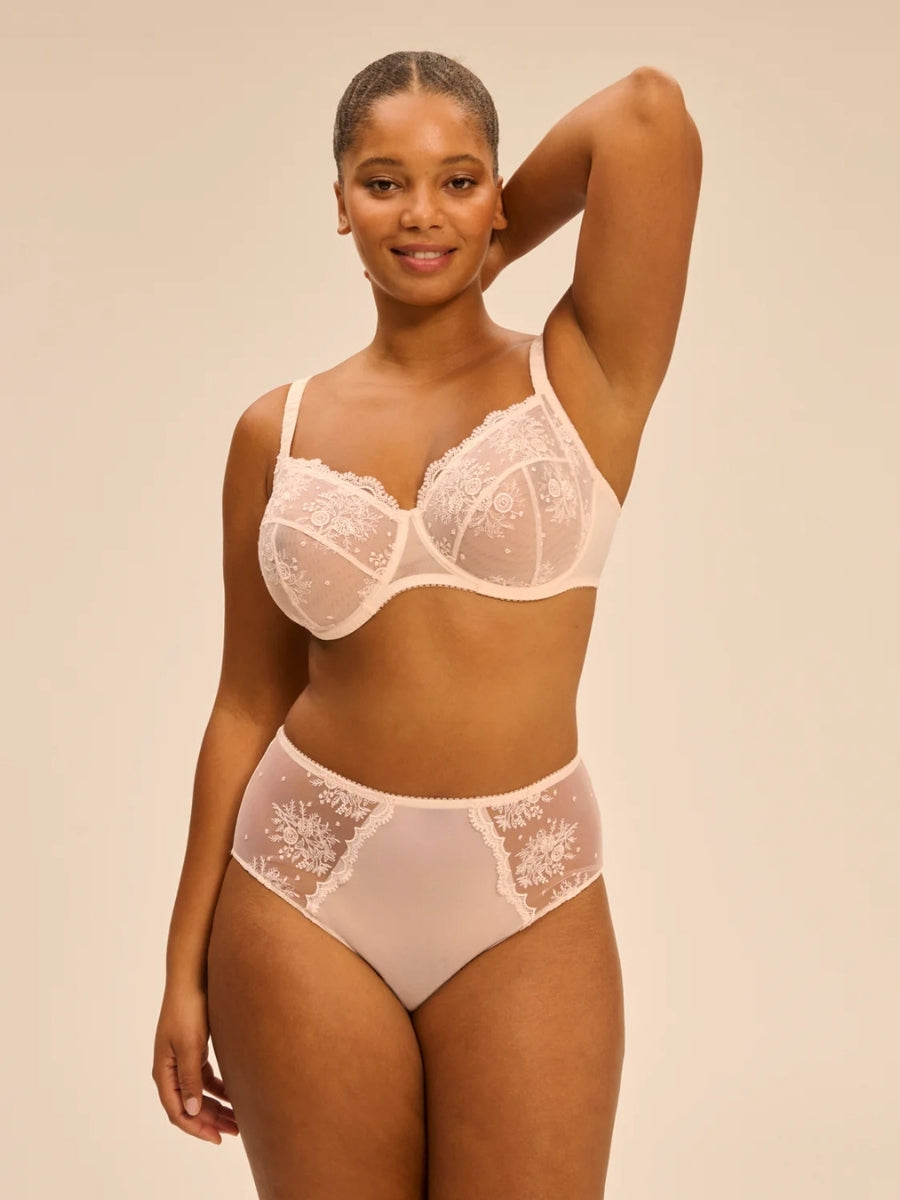 Intrigue Full Cup Support Bra - Sakura Pink