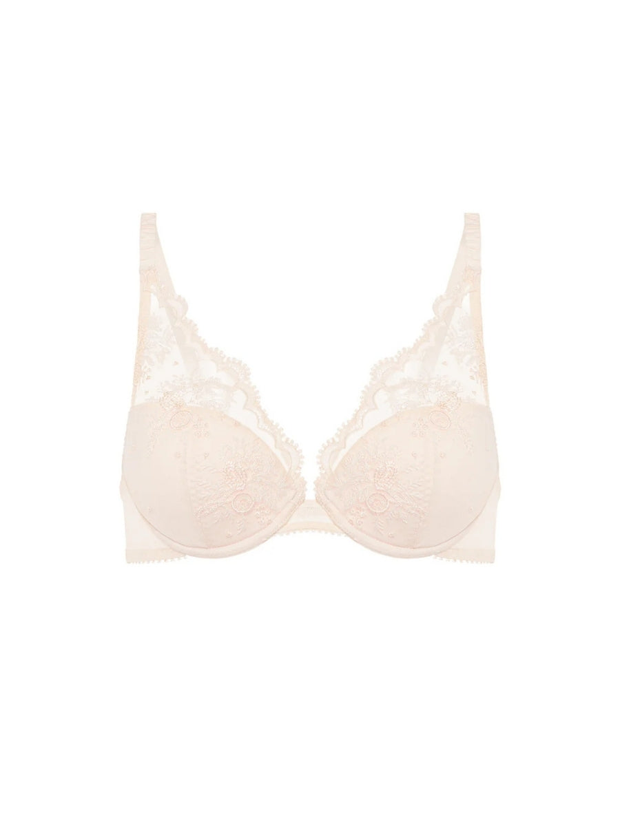 Intrigue Triangle Push Up Bra - Sakura Pink