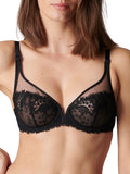 Wish Triangle Plunge Bra - Black