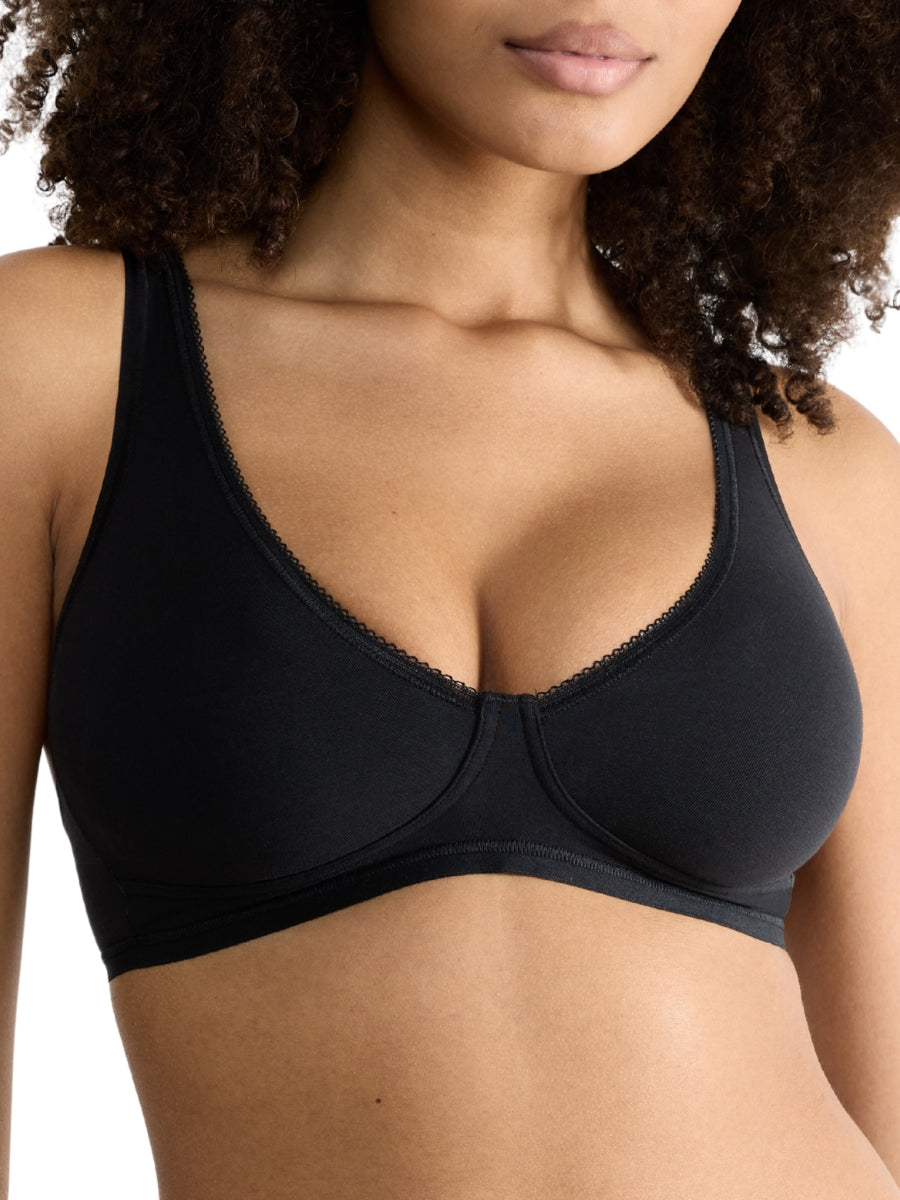 Basic+ Soft Bra - Black