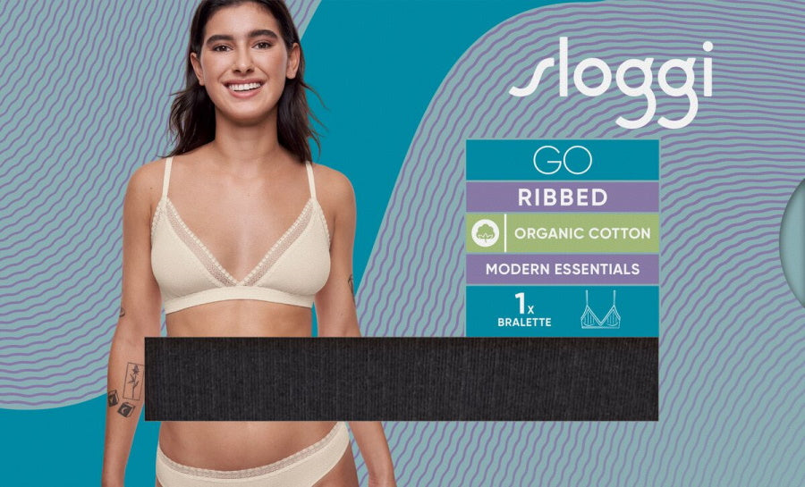 sloggi go ribbed bralette