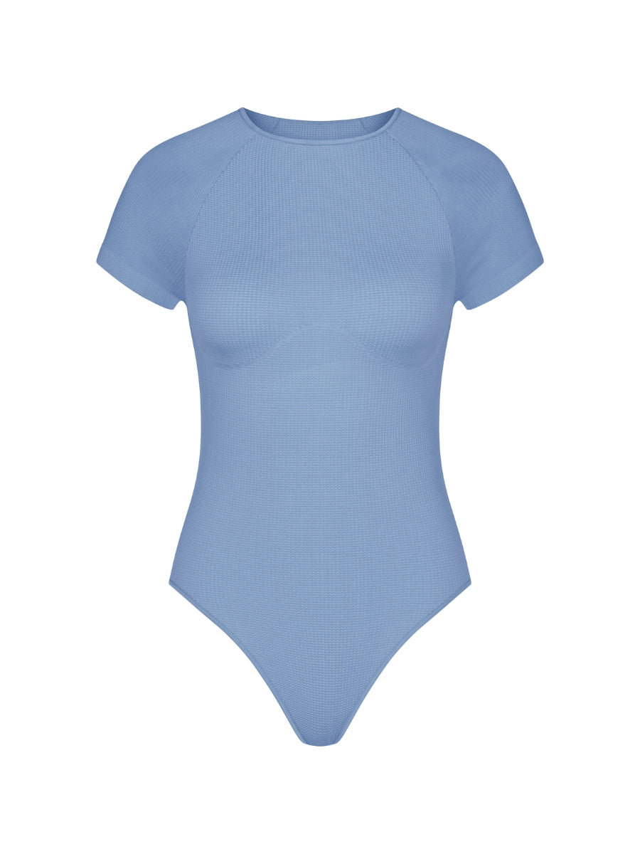 EVER Infused Camomile Short Sleeve Body - Azura Blue