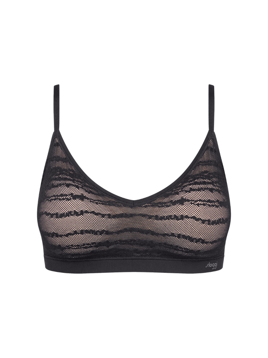 FREE Evolve Lace Push Up Bralette - Black