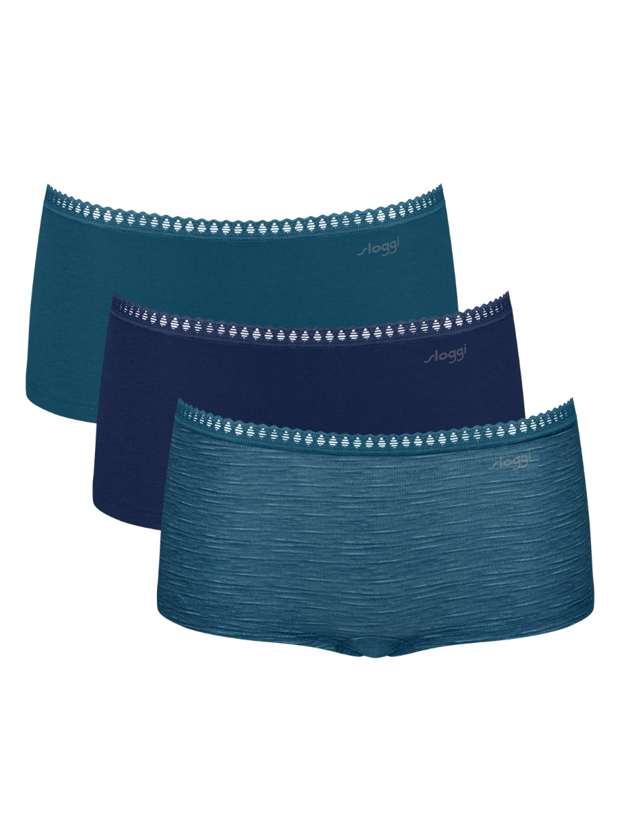 Teal / Navy / Teal Pattern