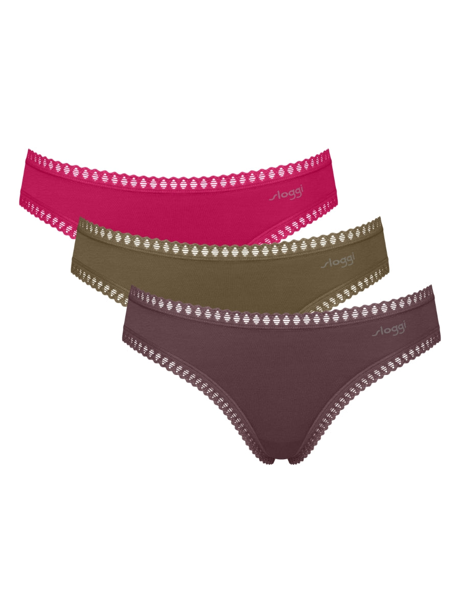 Brown / Khaki / Dark Pink