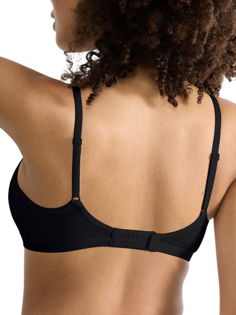 GO Daily Cotton Soft Bra - Black
