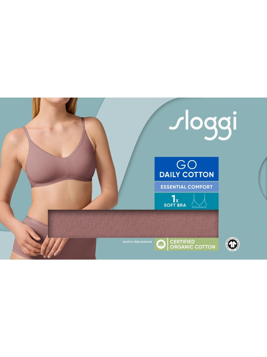 GO Daily Cotton Soft Bra - Cacao
