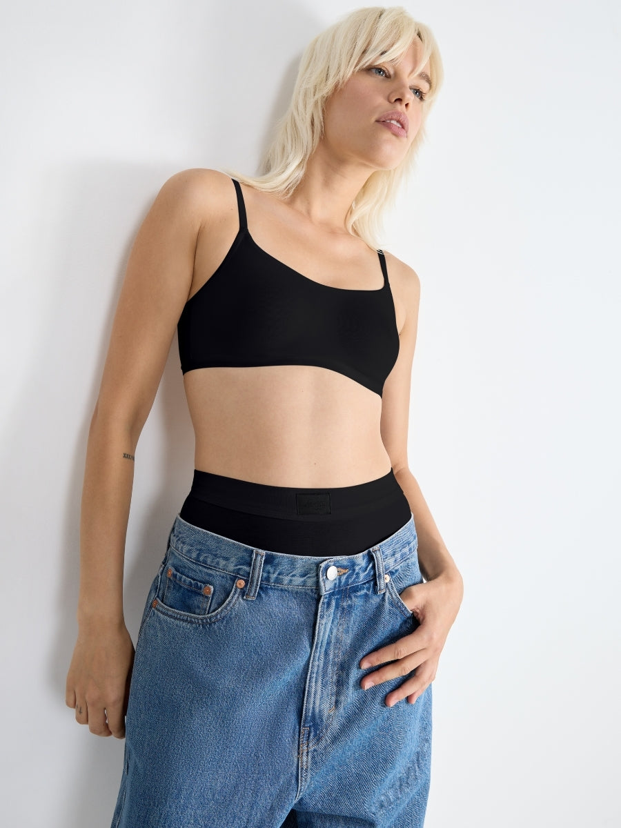 GO Daily Cotton Top - Black