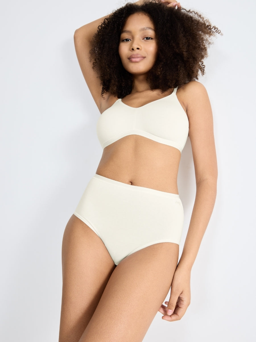 GO Daily Cotton High Waist Brief (3 Pack)