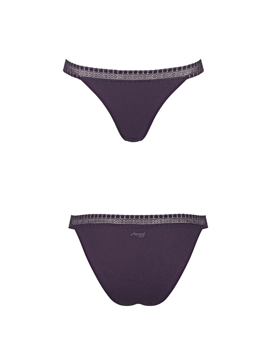 GO Ribbed Tanga (2 Pack)