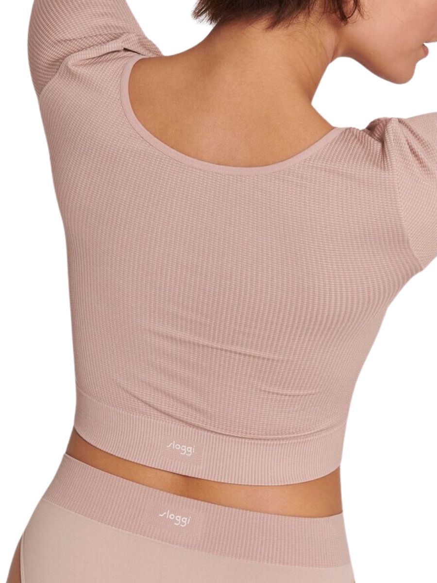 sloggi ever infused long sleeve crop top