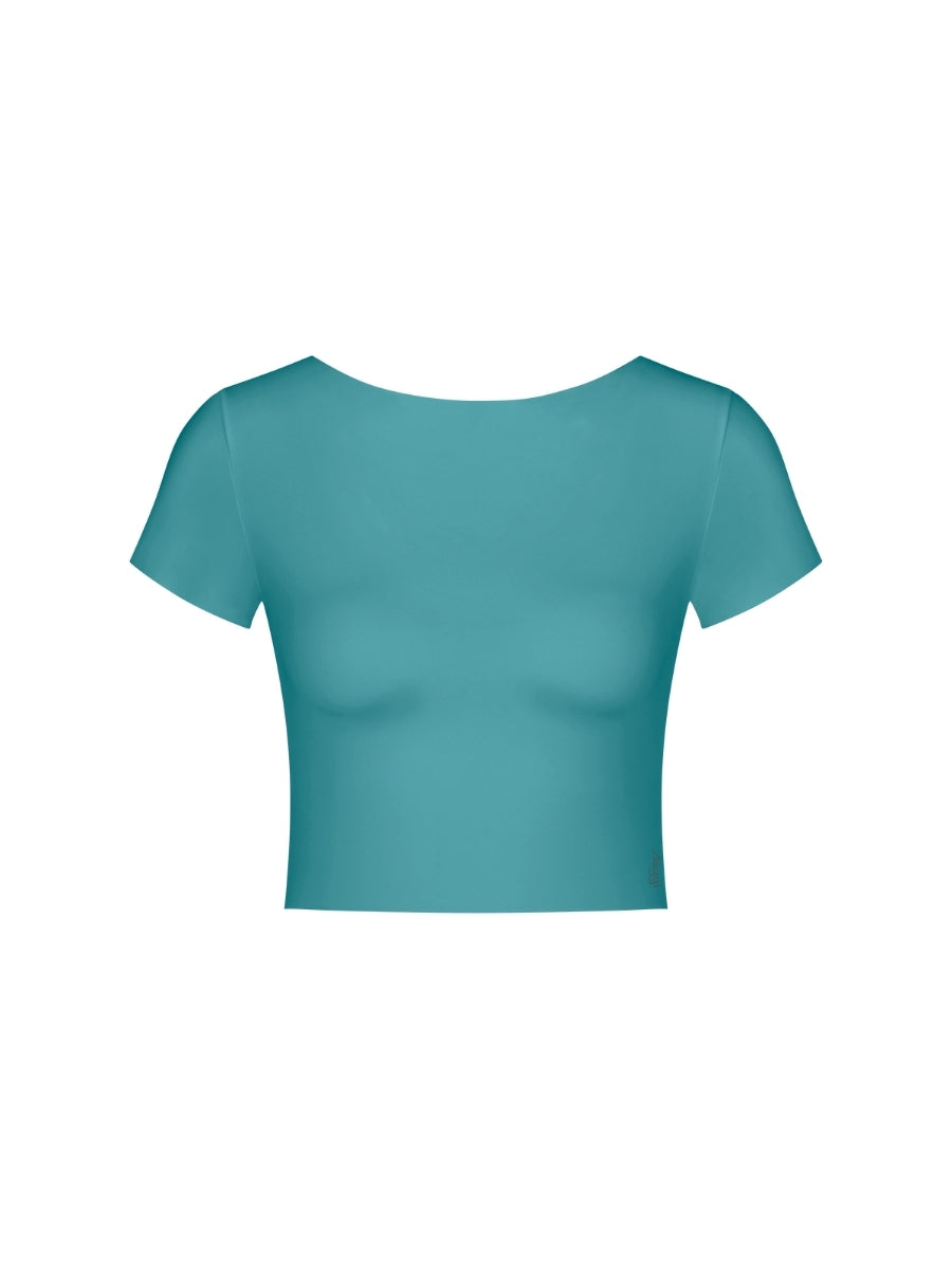 ZERO Feel 2.0 Crop Top - Quiet Turquoise