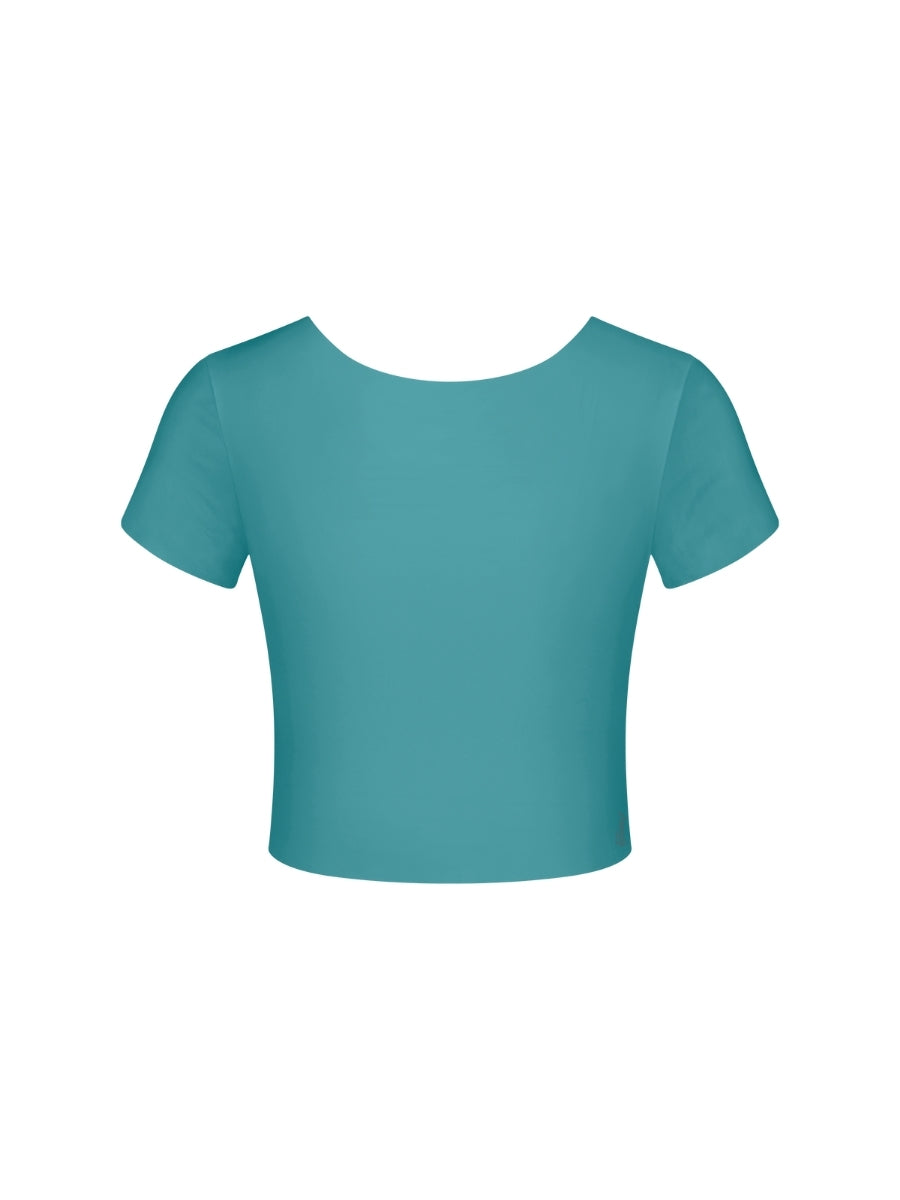 ZERO Feel 2.0 Crop Top - Quiet Turquoise