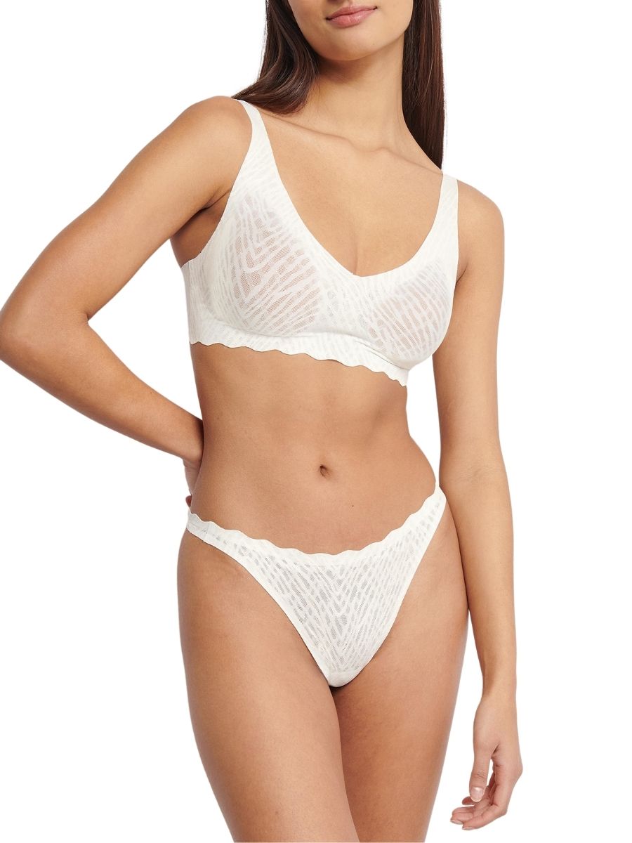 ZERO Feel Bliss Soft Bra - Silk White