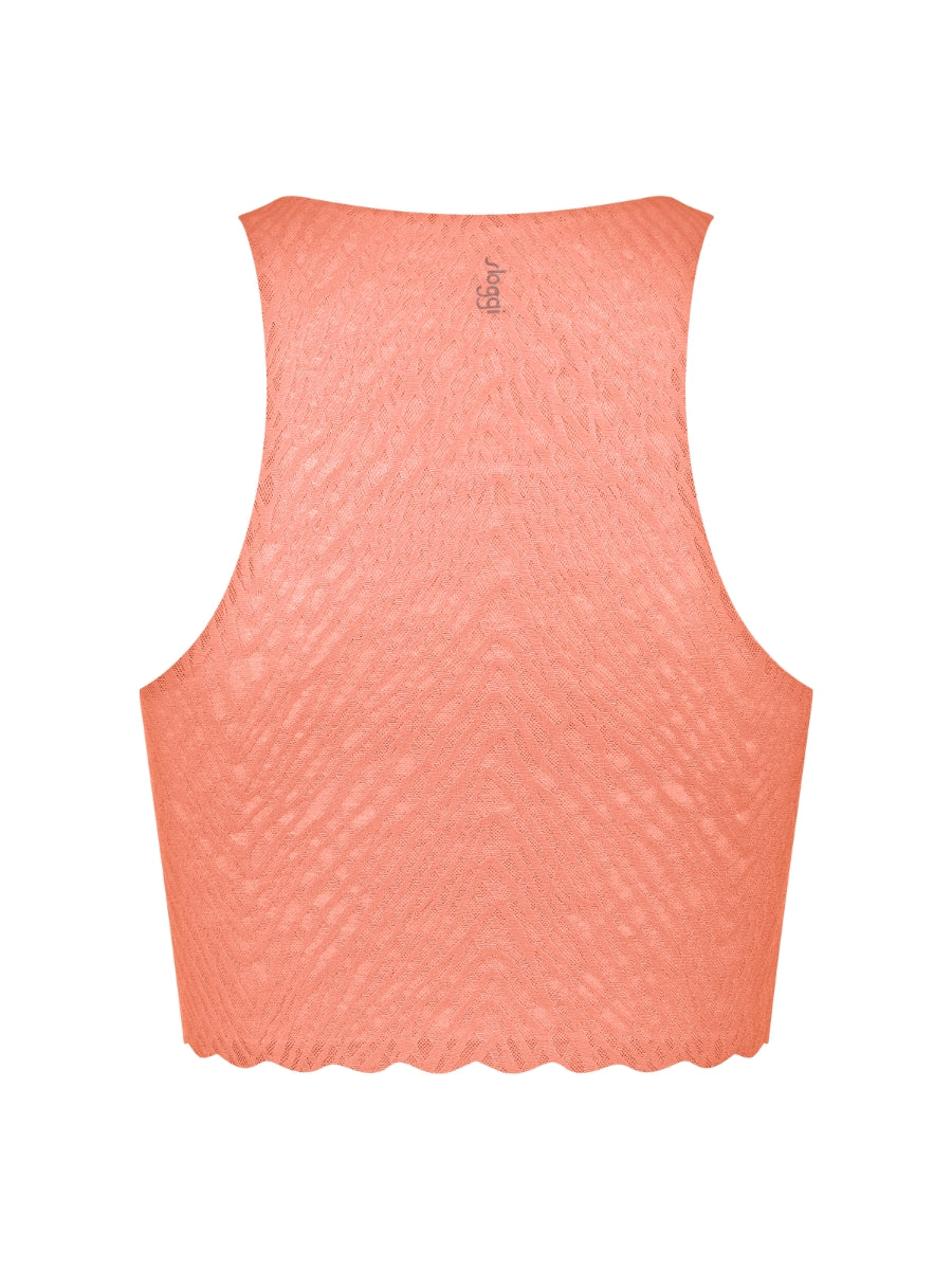 ZERO Feel Bliss Crop Top - Lovely Apricot