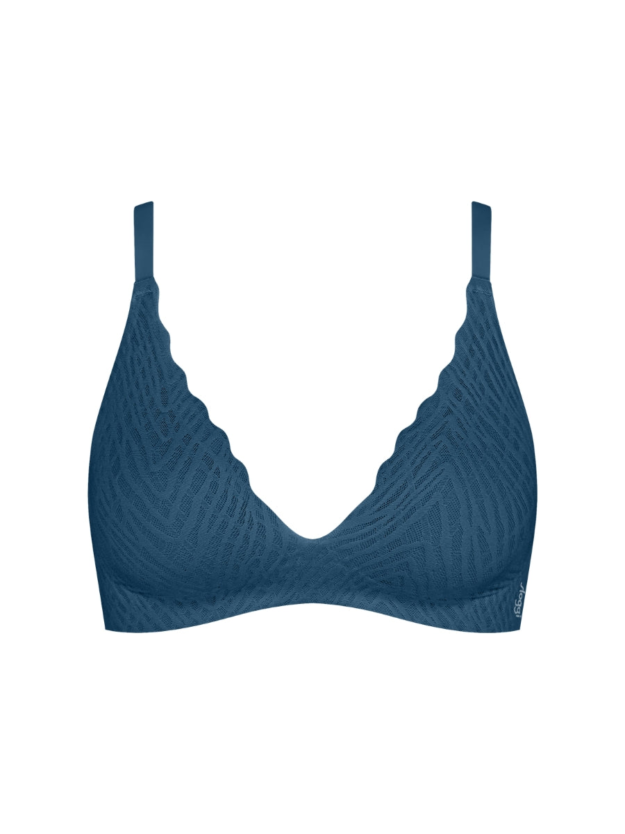 ZERO Feel Bliss UP Push Up Bra - Smoky Blue