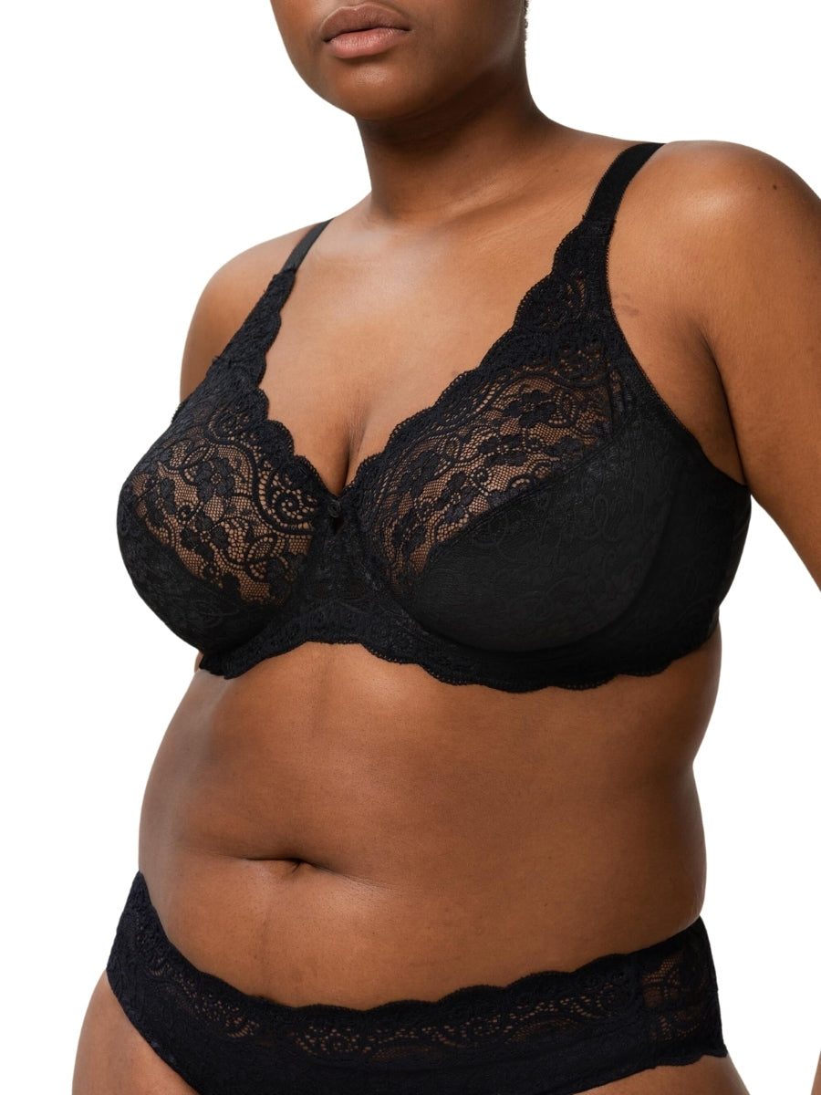 Amourette W High Apex Bra - Black