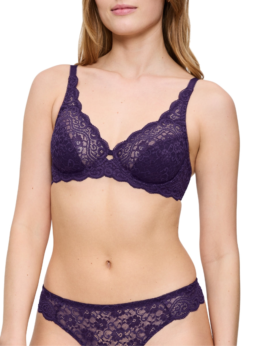 Amourette W High Apex Bra - Royal Purple