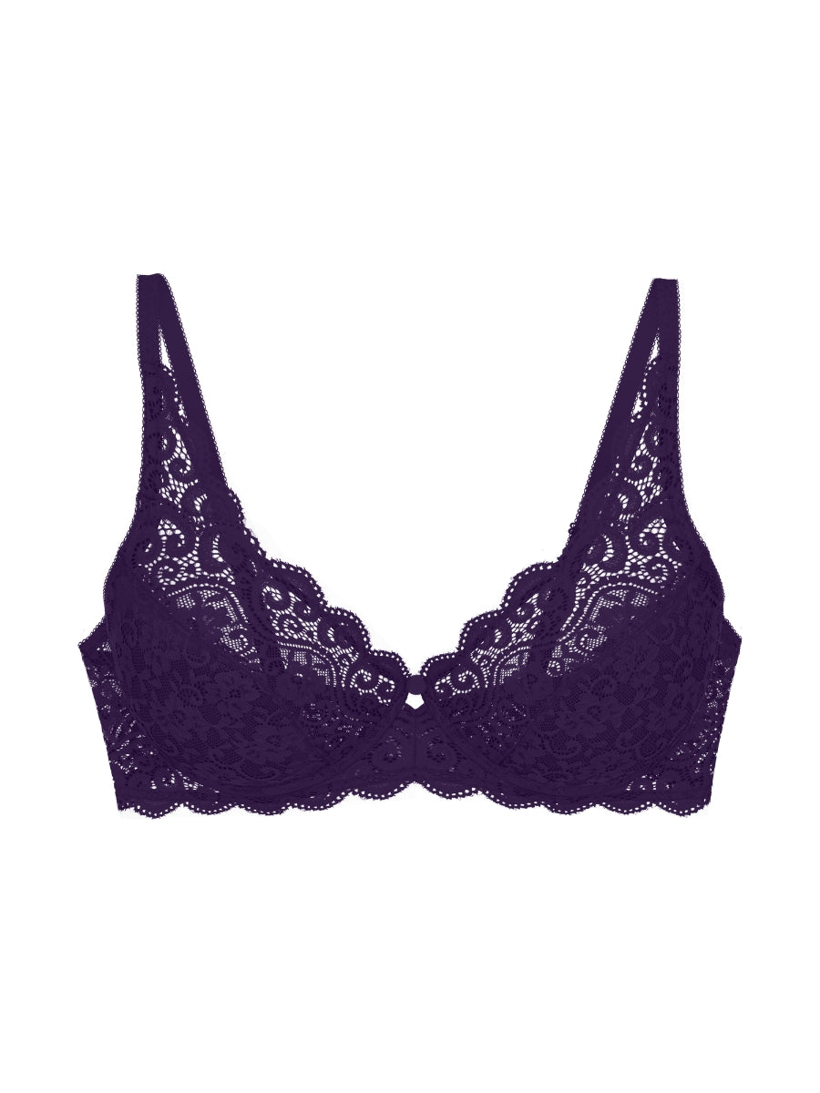 Amourette W High Apex Bra - Royal Purple