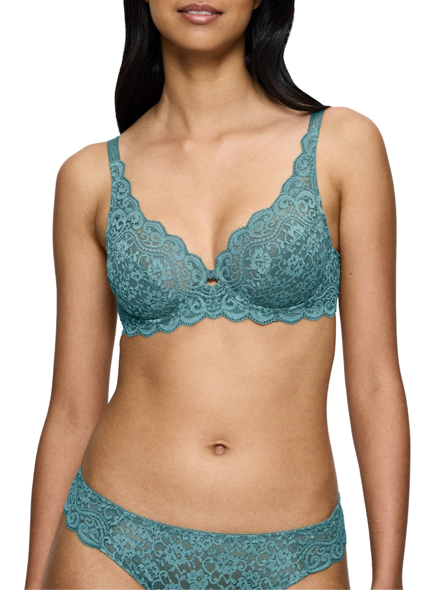 Amourette W High Apex Bra - Quiet Turquoise