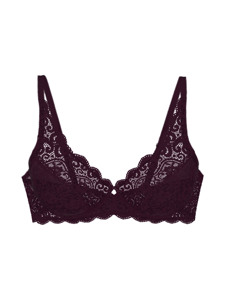 Amourette W High Apex Bra - Claret