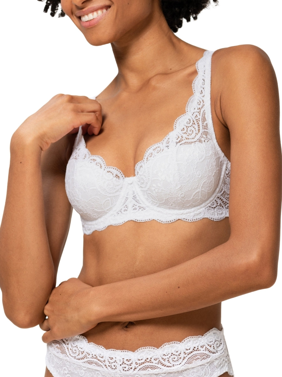 Amourette WHP Half Cup Bra - White