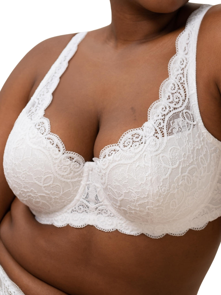 Amourette WHP Half Cup Bra - White