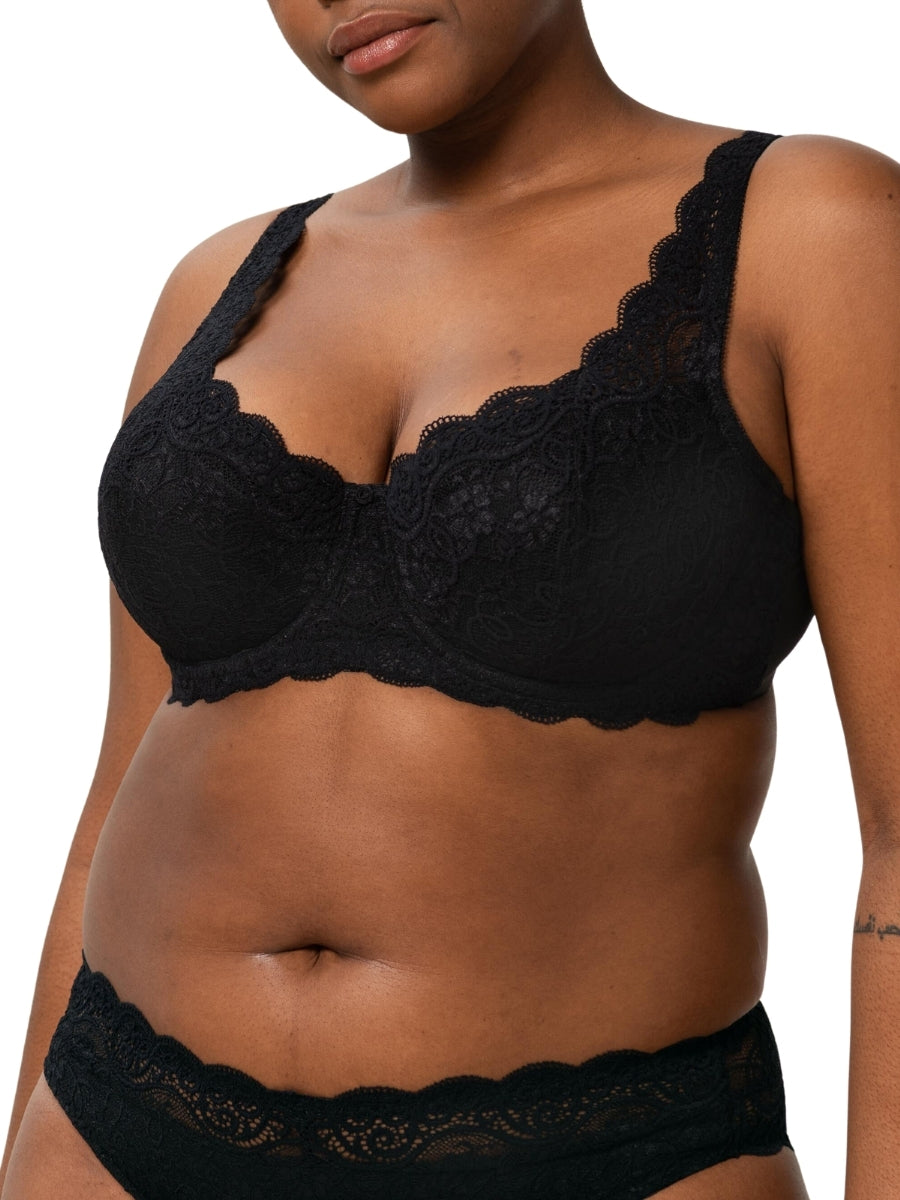 Amourette WHP Half Cup Bra - Black