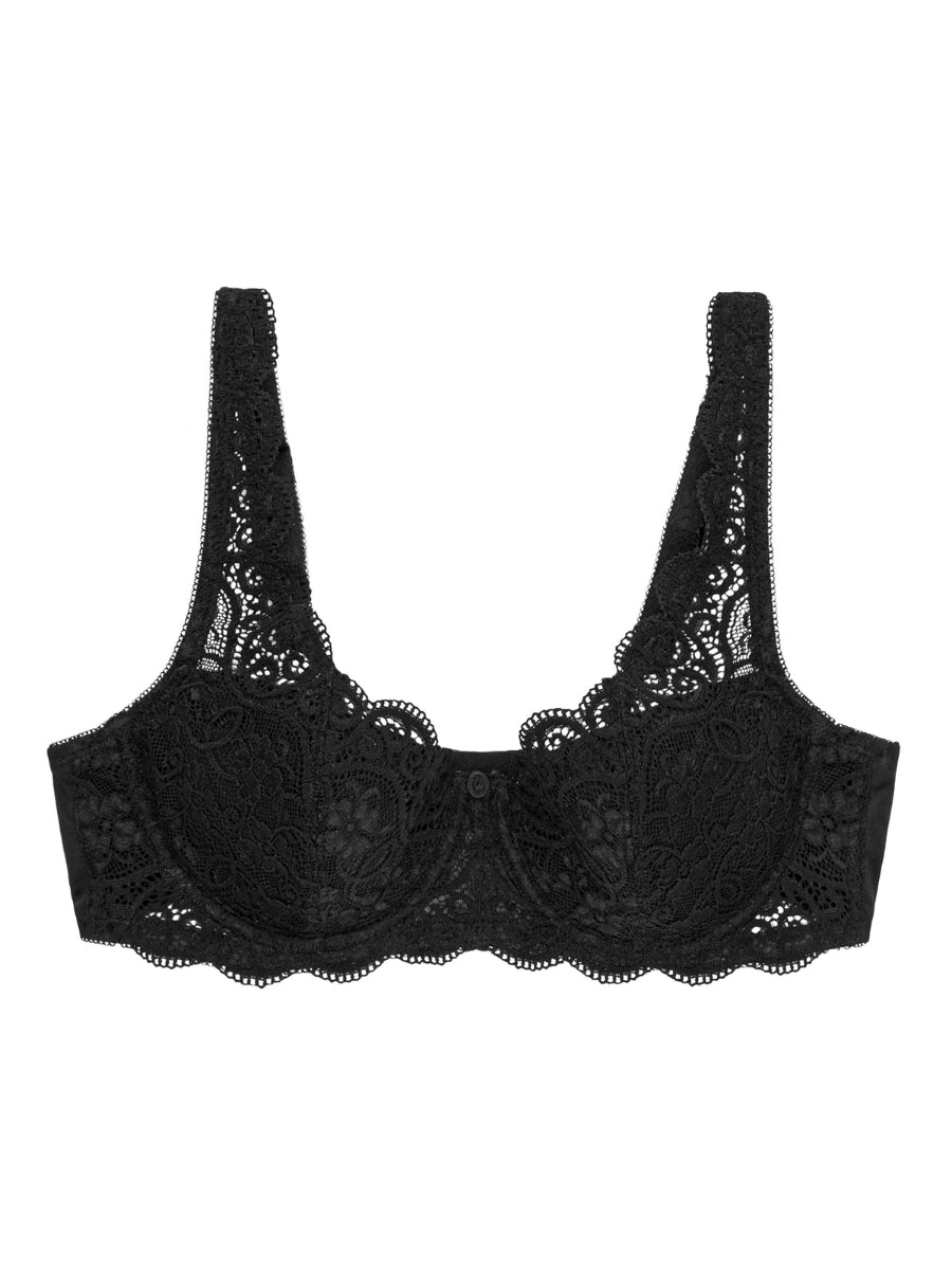 Amourette WHP Half Cup Bra - Black