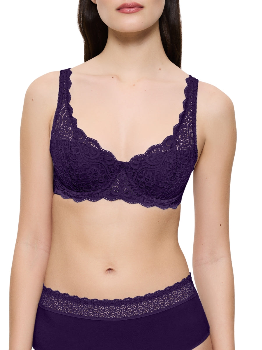 Amourette WHP Half Cup Bra - Royal Purple