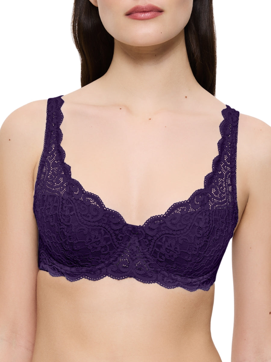 Amourette WHP Half Cup Bra - Royal Purple