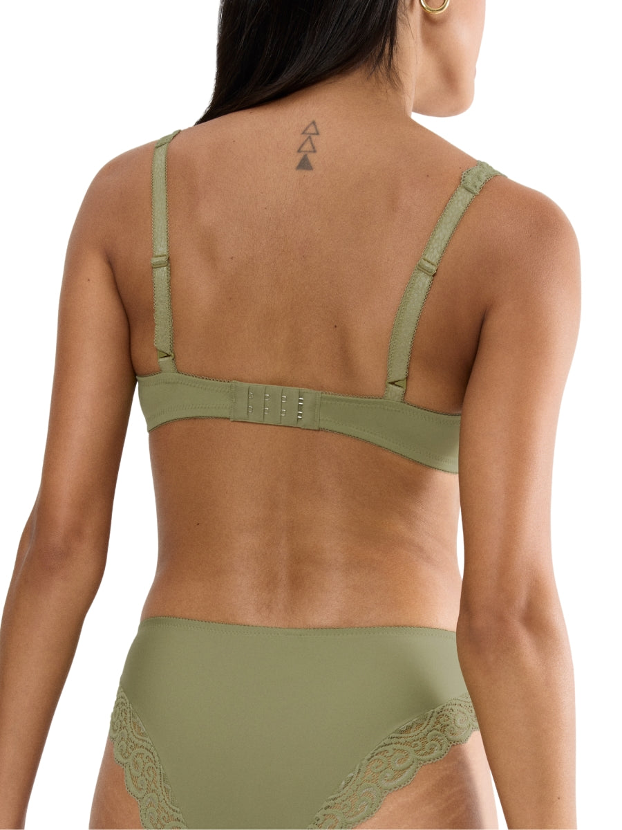 Amourette WHP Half Cup Bra - Olive Gold