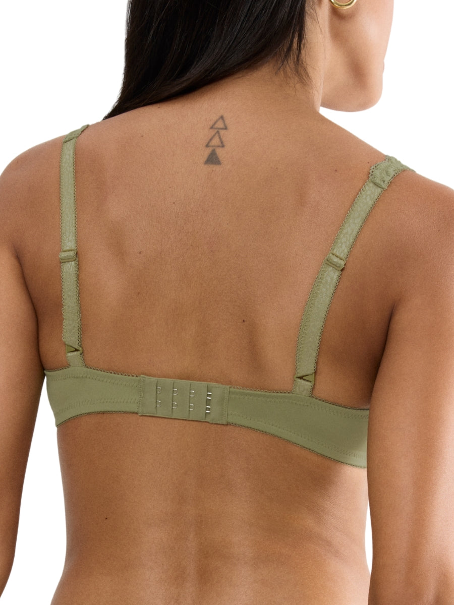 Amourette WHP Half Cup Bra - Olive Gold