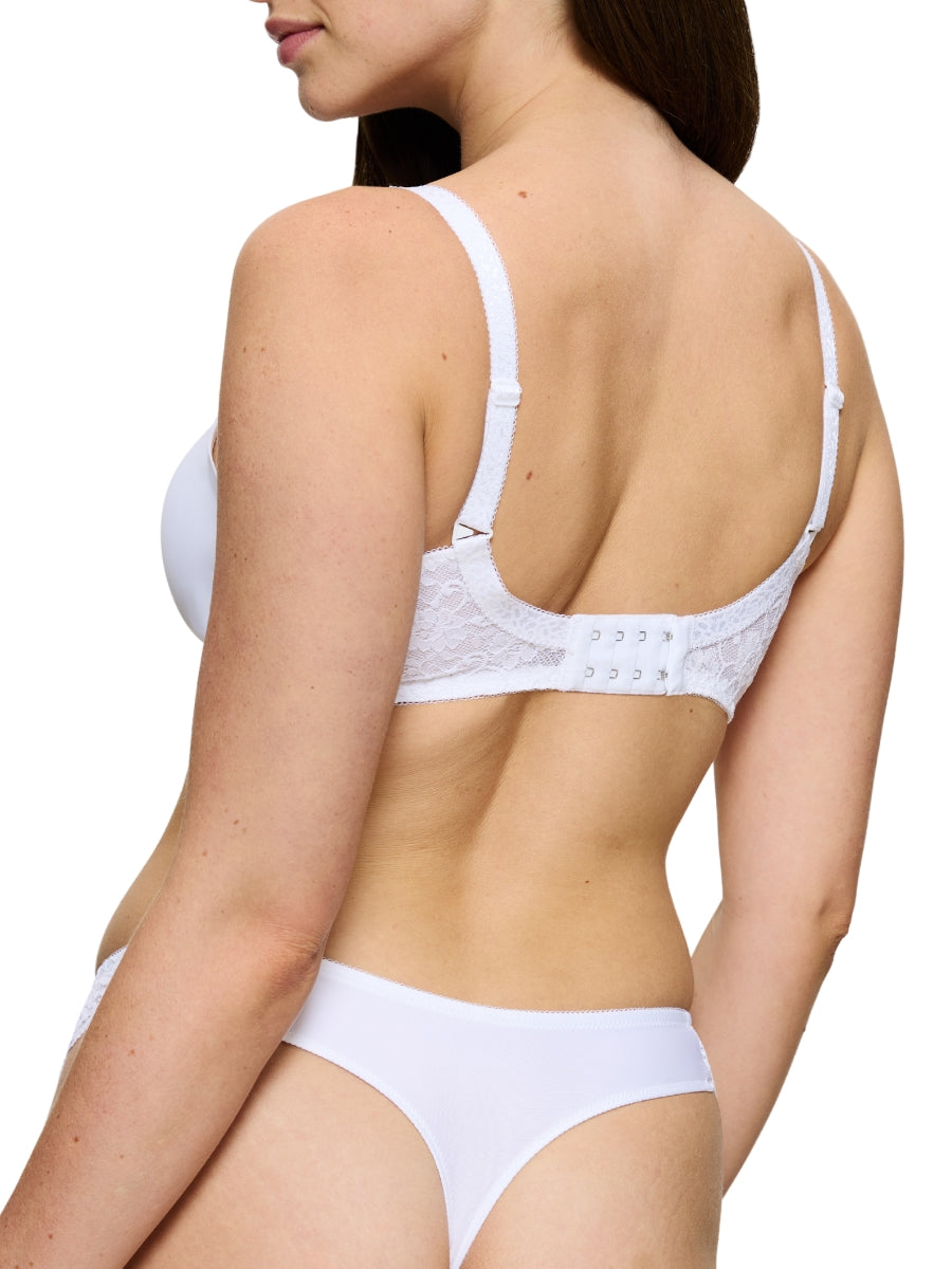 Amourette N01 Non Wired Minimizer Bra - White