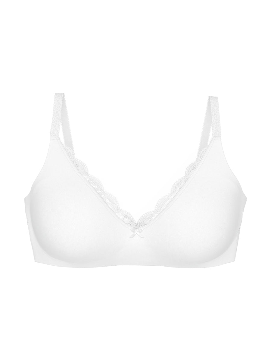 Amourette N01 Non Wired Minimizer Bra - White