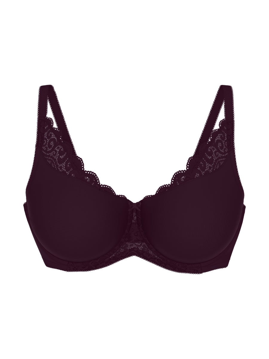 Amourette W01 Minimizer Bra - Claret