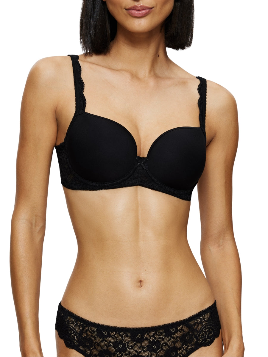 Amourette WP Spacer T-Shirt Bra - Black