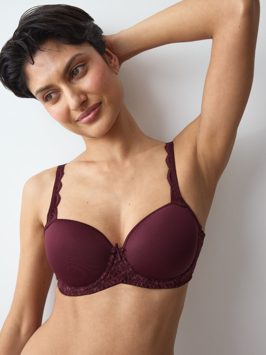 Amourette WP Spacer T-Shirt Bra - Claret