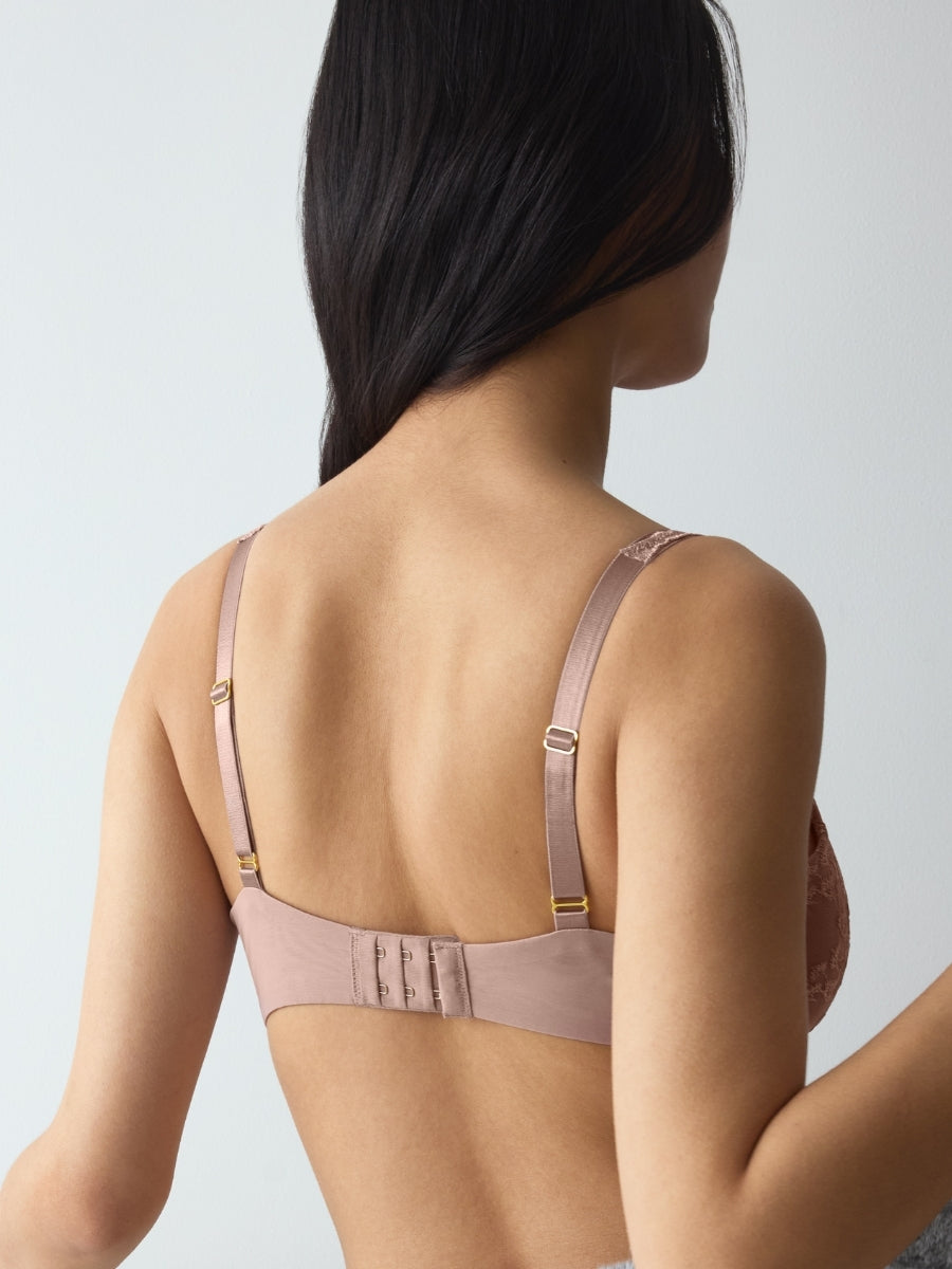 Amourette Berry WP Spacer T-Shirt Bra - Chocolate Mousse