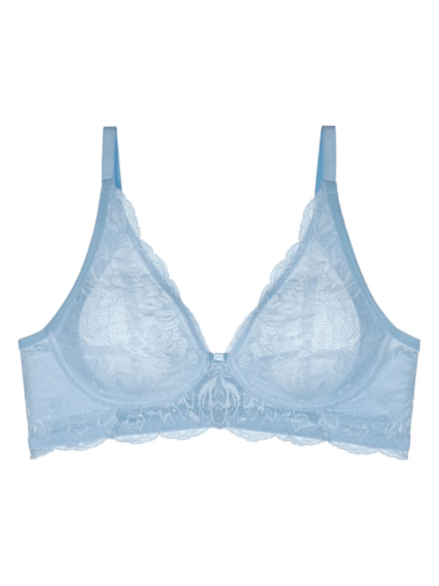 Amourette Charm Bra Non-Wired Bra - Blue