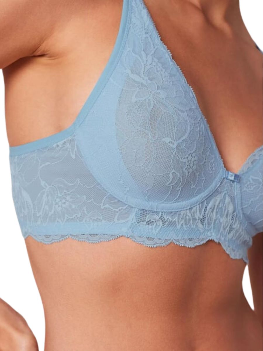 Amourette Charm Bra Non-Wired Bra - Blue
