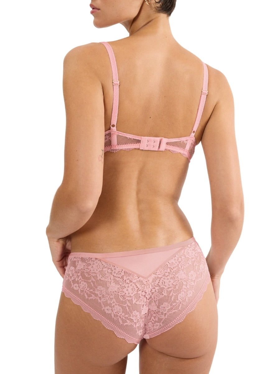 Comfort Allure WHP Padded Plunge Bra - Strawberry Cream