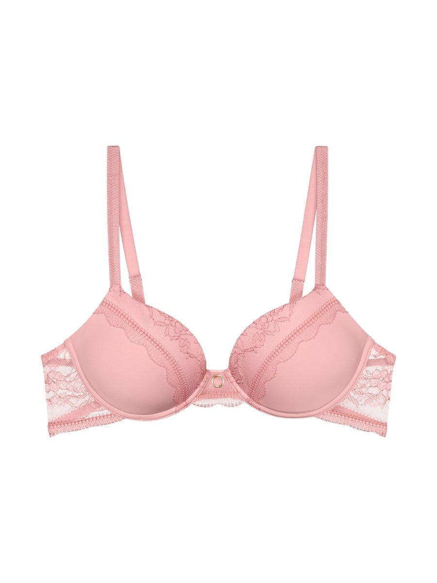 Comfort Allure WHP Padded Plunge Bra - Strawberry Cream
