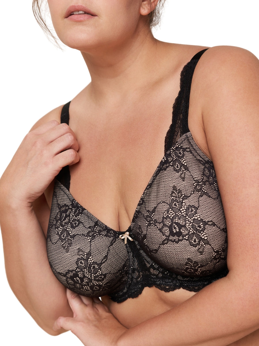 Contouring Sensation Minimizer Bra - Black