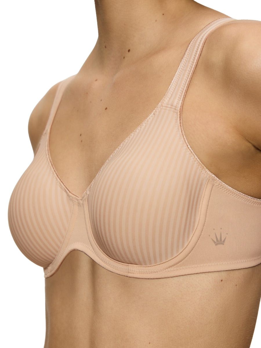 Modern Soft+Cotton Moulded Bra - Neutral Beige