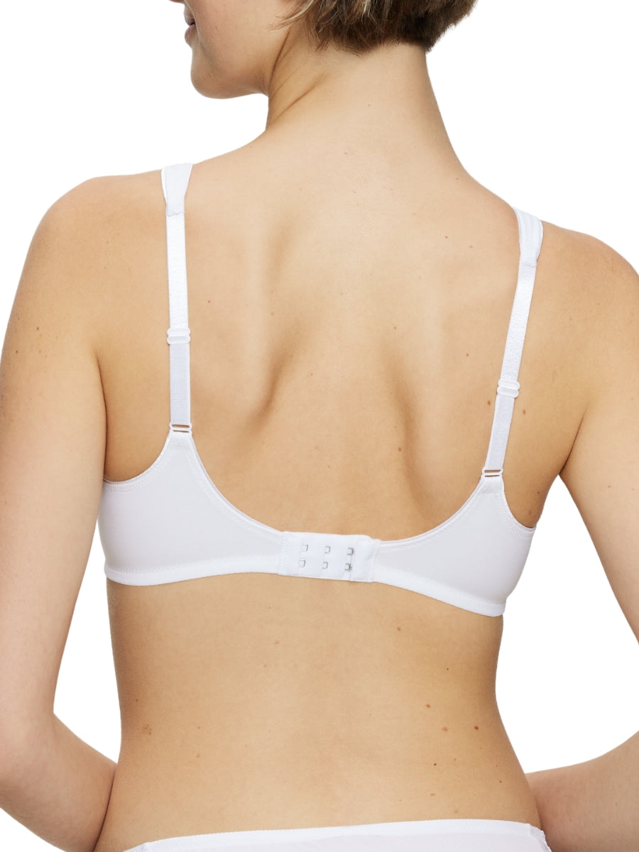Modern Soft+Cotton Non-Wired Bra - White